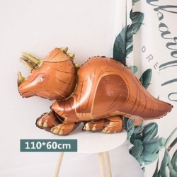 Szín: Triceratops - 1db dinoszaurusz lufi sétáló dinoszaurusz 18 hüvelykes dinoszaurusz kerek fólia lufi rajzfilm
