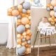 Szín: 9 - DIY születésnapi számok léggömbök töltődoboz keret Mozaik szívgolyók doboz évfordulós babazuhany
