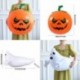 Szín: kék szemgolyó - Nagy méretű pók tökfejű léggömbök felfújható függő szellem léggömb Halloween otthoni kert