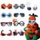 Szín: csontváz kéz - Vicces Halloween szemüvegek gyerekeknek Halloween jelmezek szemüvegek karneváli cosplay kellékek