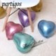 Szín: ezüst - 12 hüvelykes 10db Króm lufi Szívballon Fém latex hélium Lufi Globos születésnapi party dekoráció