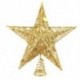 Szín: csillogó csillag - Arany csillogó karácsonyfa teteje Iron Star Tree topper karácsonyi díszek otthonra Navidad