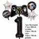 Szín: 1 stílus1 6db - 1 készlet Gamepad fóliás lufik Videojáték parti kellékek Fólia hélium globálisok 40 hüvelykes
