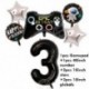 Szín: 3 stílus1 6db - 1 készlet Gamepad fóliás lufik Videojáték parti kellékek Fólia hélium globálisok 40 hüvelykes