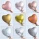 Piros szín - 10 db 18 hüvelykes több rózsa arany szív fólia léggömbök fém hélium globos esküvői parti díszek