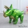 Szín: zöld Triceratops - Nagy 4D-s sétáló dinoszaurusz léggömbök jura dinoszaurusz parti kellékek gyerekeknek