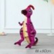 Szín: rózsaszín dinoszaurusz - Nagy 4D-s sétáló dinoszaurusz léggömbök jura dinoszaurusz parti kellékek gyerekeknek