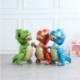 Szín: rózsaszín dinoszaurusz - Nagy 4D-s sétáló dinoszaurusz léggömbök jura dinoszaurusz parti kellékek gyerekeknek