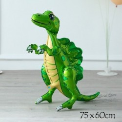 Szín: zöld Spinosaurus - Nagy 4D sétáló dinoszaurusz léggömbök jura dinoszaurusz parti kellékek gyerekeknek