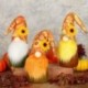 Szín: világító fenyőtobozok - Őszi díszek Plüss Manó Törpök Babák Halloween Gnome babák Sütőtök Napraforgó
