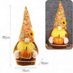 Szín: narancssárga sütőtök - Őszi díszek Plüss Manó Törpök Babák Halloween Gnome babák Tök Napraforgó Karácsonyi