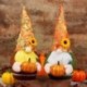 Szín: narancssárga sütőtök - Őszi díszek Plüss Manó Törpök Babák Halloween Gnome babák Tök Napraforgó Karácsonyi