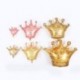 Szín: ezüst - Vegyes méretű aranykoronás lufi fólia hélium lufi Baby Prince Princess Crown Globos Gyerekek születésnapi