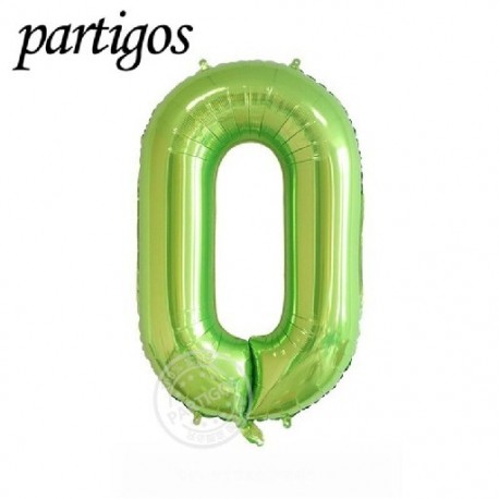 Szín: 0 - 1db 40 hüvelykes számú léggömbök Avokádó zöld színű fólia lufi Hélium Globos Baby Shower Születésnapi