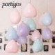 Szín: macaron világos rózsaszín - 10 db 10 hüvelykes szív lufi macaron színek latex lufi matt színű léggömb