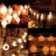 Szín: szemgolyó 2 - 1,5 m 10 LED-es halloween-füzér fények Pókkoponya sütőtök lámpa dísz Halloween díszek otthonra