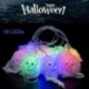 Szín: szemgolyó 2 - 1,5 m 10 LED-es halloween-füzér fények Pókkoponya sütőtök lámpa dísz Halloween díszek otthonra