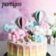Szín: kék felhő1 - Szivárványos egyszarvú tortafelhő Torta zászlók Születésnapi Gyerekek Tortadekoráció Party