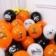Szín: 1 - 20db 5/12 hüvelykes Halloween dekoráció léggömb koponya szellem sütőtök léggömb horror Halloween party