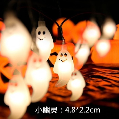 Szín: szellem 1 - 1,5M 10 LED halloween fényfüzér világítás hálószoba nappali dekoráció halloween atmoszféra
