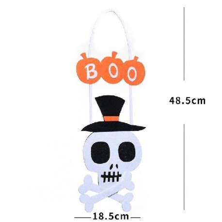 Szín: stílus 1 - Halloween party dekoráció Boldog Halloween tök Szellem Boszorkány denevér díszek Hangtag otthonra