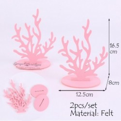 Szín: Coral 3 - 2db barkácsolás nyári kis hableány parti asztaldíszek filc csikóhal hínár tengeri csillag dísz