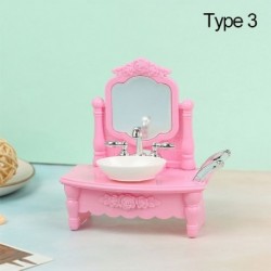 Szín: mosdó - Closestool jelenet Modell fotózás kellékek kád mosdó baba kiegészítők miniatűr WC babaház fürdőszoba