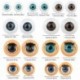 Szín: 16 - Doll Activity Eyes Doll Eye kiegészítők szempillákkal Doll Rolling Eyeballs Simulation Active Eyeball DIY Doll