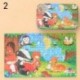 Szín: 2 - Varázslatos hobbi ajándék gyerekeknek Könnyű tárolás Vasdoboz Jigsaw Puzzle Oktatás Agy Fa
