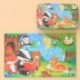 Szín: 2 - Varázslatos hobbi ajándék gyerekeknek Könnyű tárolás Vasdoboz Jigsaw Puzzle Oktatás Agy Fa