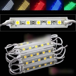 20db 5 SMD 5050 LED modul fény lámpa 12V 5 Szín