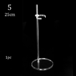 Szín: 5 - 1/5 db kiváló minőségű 6 stílus kiegészítők 30 cm átlátszó támasztó babaállvány 1/6 babaállvány