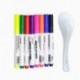 Szín: 8 szín kanállal - Lebegő víz Rajz Korai oktatási játékok Doodle toll Színes Mark Pen Fehértábla Markerek