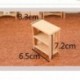 Mini 1:12 Decor Rack Bútor Miniatűr tárolószekrény Fabútor modell Szimuláció Babaház bútor
