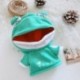 Szín: sötétzöld - Kiegészítők Baba váltó 20 cm-re Baba babák Pulóver Aranyos kapucnis pulóver Állati dinoszaurusz