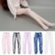 Fehér szín - Inch Elestic Leggings Alsó Zokni Mini Ruhák Babák Kiegészítők Virágmintás Baba Csipke Harisnya Játék