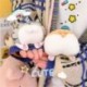 Szín: 3 - Diák Corgi Pig Puha aranyos popsi plüssjátékok táska dekoráció Fidget játékok kulcstartó
