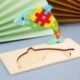 Szín: 4 - Dinoszaurusz játék gyerekeknek tipegő 2 3 4 éves puzzle fa 3D Montessori