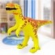 Szín: A - Új valósághű gyerekeknek ajándék PVC felfújható játékok léggömbök Jurassic Wild Life felfújható