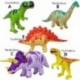 Szín: A - Új valósághű gyerekeknek ajándék PVC felfújható játékok léggömbök Jurassic Wild Life felfújható