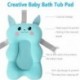 Szín: Blue Rabbit - Összecsukható, csúszásmentes újszülött biztonsági szőnyeg párna baba zuhany kád alátét