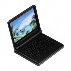 Szín: B - Irodai játékok babáknak Összecsukható irodai laptop játékbaba kiegészítők Mini