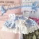 Szín: 2 - Játék pamut töltött lolita stílusú játszóház 20 cm baba ruhák nyúlfül bálvány babák kiegészítők
