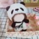 Szín: nyúlbunda - Fényképes kellékek változó öltözködési játék Lovely Panda kapucnis pulóverek Rajzfilm