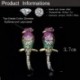 Fém szín: arany színű - CWWZircons Special Yellow Gold Color Milti Colored CZ cirkónia Stones Cute Lucky Parrot Bird Long