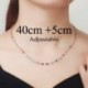 Fém szín: ezüst 40cm - CWWZircons fényes szivárvány cirkónia sárga arany színű tenisz hosszú pulóver lánc nyaklánc
