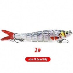 Szín: 2 - Lure Bionic többrészes csali, törött szakaszú kemény csaliszövet, többrészes hal 13,5/26G