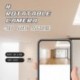 : Fekete - Biztonsági kamera vezeték nélküli otthoni robot kétirányú audio megfigyelő WiFi éjszakai látó zárt