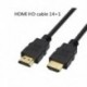 Szín: 3 M hdmi fekete bőr aranyozott od7 0 - HDMI HD számítógép-TV monitor beltéri egység kábel projektor nagy