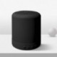 Fekete szín - Hordozható többszínű vezeték nélküli mélynyomó kis hangszóró A11 Macaron Mini Bluetooth hangszóró